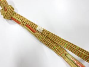 未使用品　正絹　手組帯締め